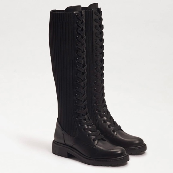 LILA LACE UP TALL BOOT Womens Sam Edelman - Picture 1 of 6